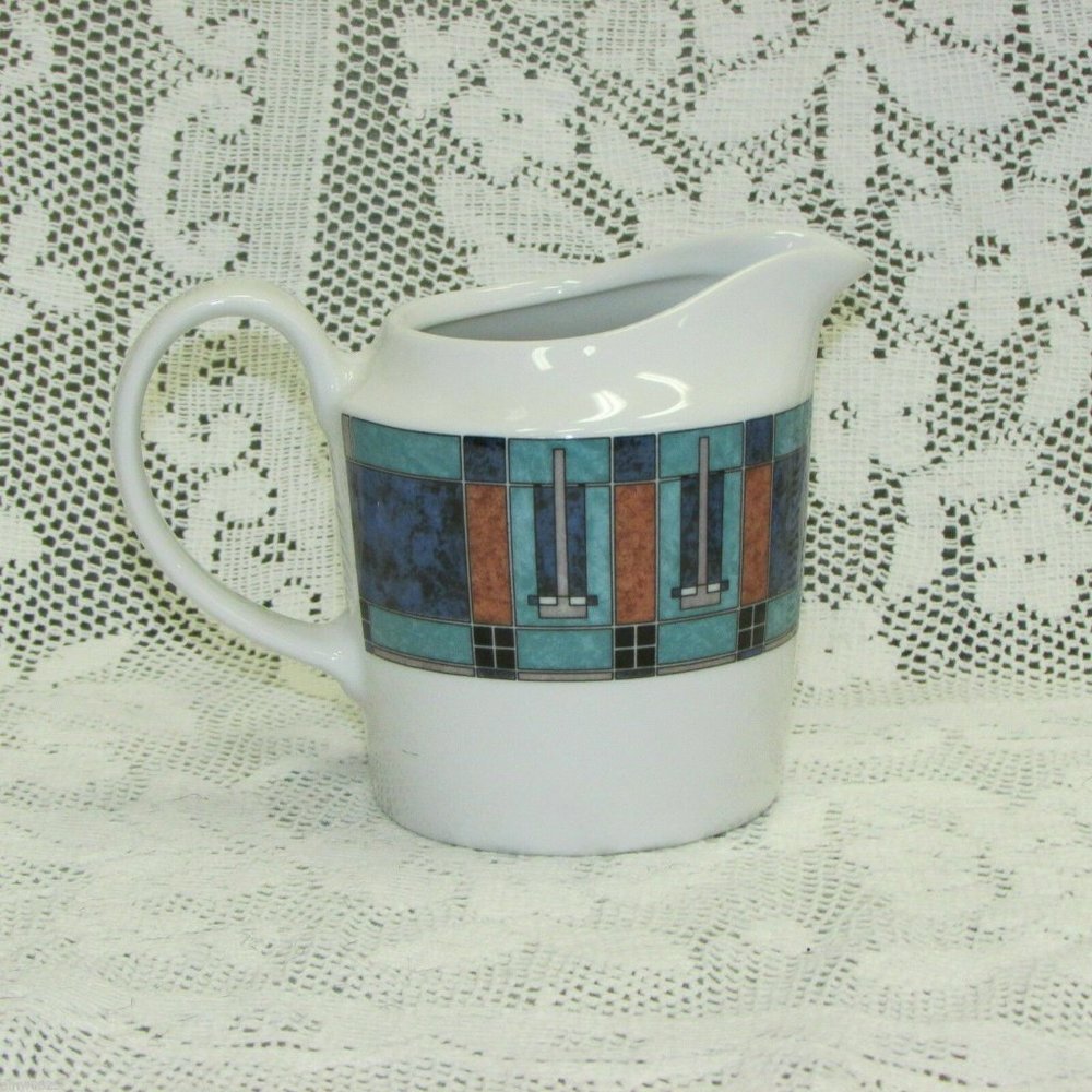 1990's Pfaltzgraff Atmosphere Cityscape Creamer Vintage Contemporary Dinnerware